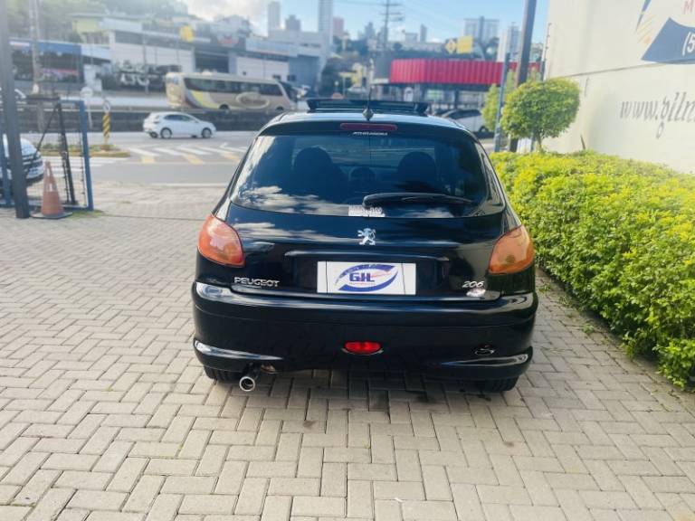 PEUGEOT - 206 - 2008/2008 - Preta - R$ 19.900,00