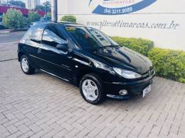 PEUGEOT - 206 - 2008/2008 - Preta - R$ 19.900,00